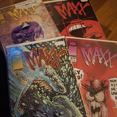 Vier Hefte von The Maxx