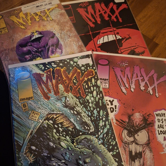 Vier Hefte von The Maxx