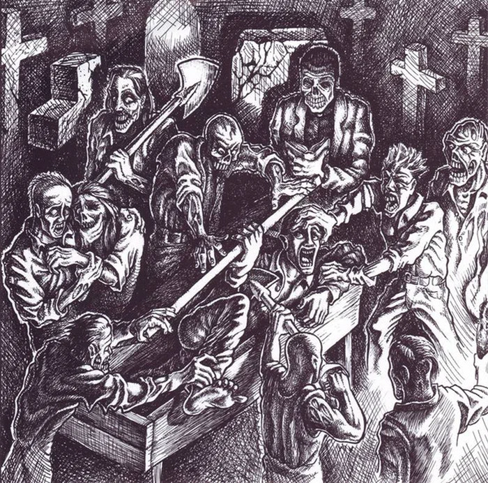 Deathevokation / Graveyard – Deathevokation / Graveyard